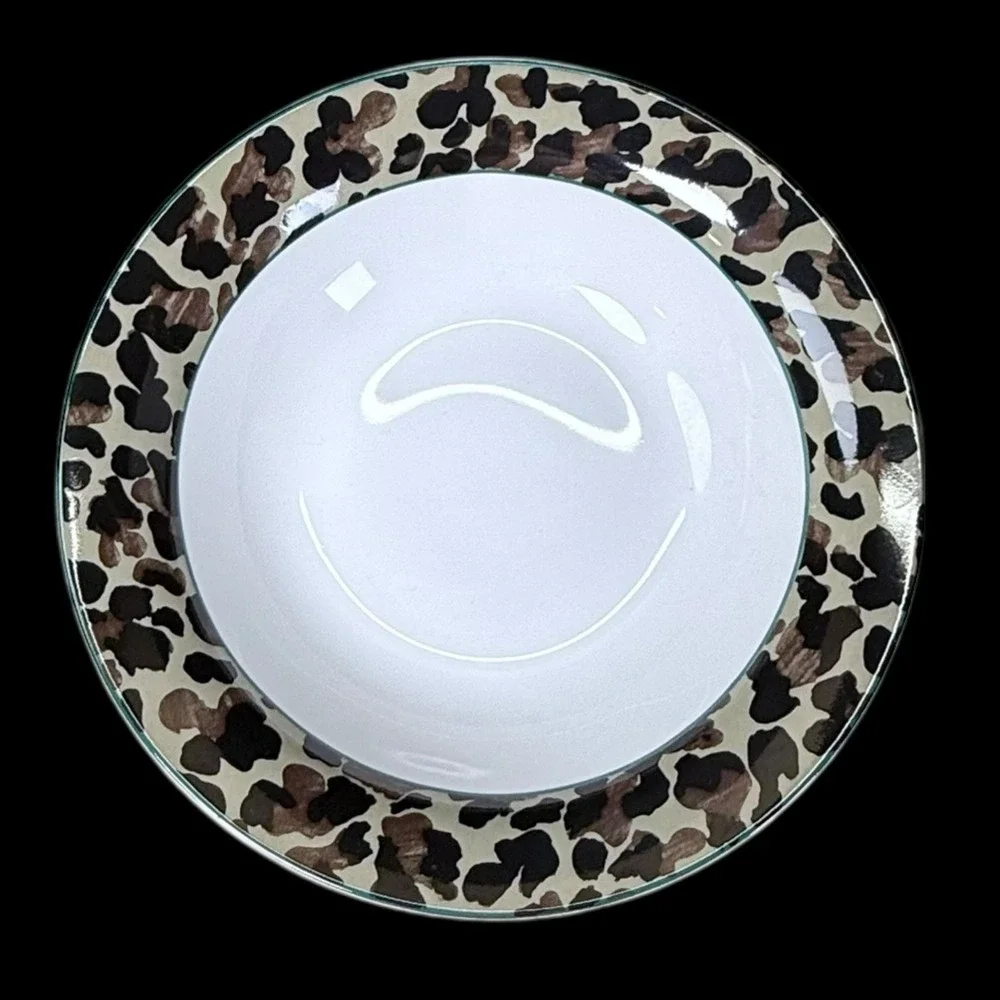 Vitromaster Jungle Animal Print Cereal Bowl 7.25